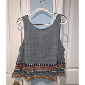 Embellished Urban Outfitters tank top